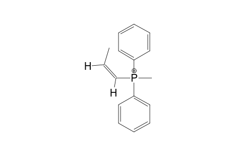 methyl-di(phenyl)-[(Z)-prop-1-enyl]phosphanium