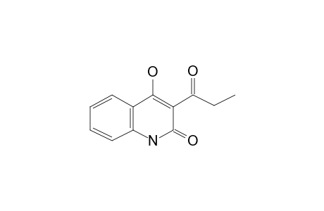 3-Propyonyl-4-hydroxyquinol-2-one