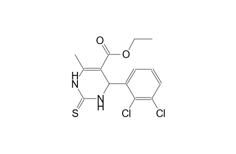 5-pyrimidinecarboxylic acid, 4-(2,3-dichlorophenyl)-1,2,3,4-tetrahydro-6-methyl-2-thioxo-, ethyl ester