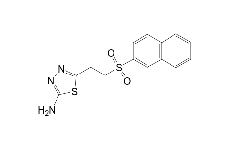 5-[2-(2-Naphthylsulfonyl)ethyl]-1,3,4-thiadiazol-2-amine
