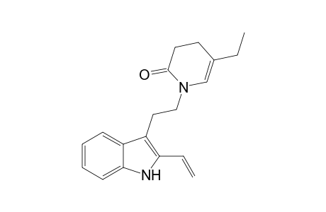 3-[(3'-Ethyl-4',5'-dihydro-1H-pyridine-6'-on-1'-yl)ethyl]-2-vinylindole