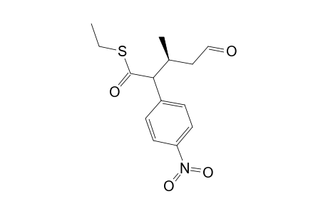 S-Ethyl (2R,3S)-3-Methyl-2-(4-nitrophenyl)-5-oxopentanethioate