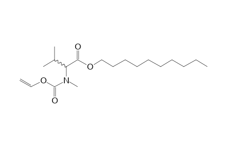 dl-Valine, N-methyl-N-(vinyloxycarbonyl)-, decyl ester