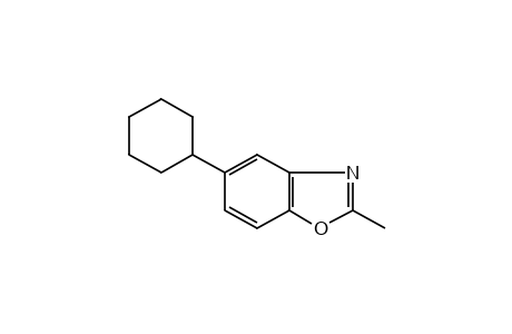 5-cyclohexyl-2-methylbenzoxazole