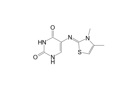 (Z)-5-((3,4-Dimethylthiazol-2(3H)-ylidene)amino)pyrimidine-2,4(1H,3H)-dione