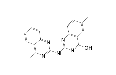 6-methyl-2-[(4-methyl-2-quinazolinyl)amino]-4-quinazolinol