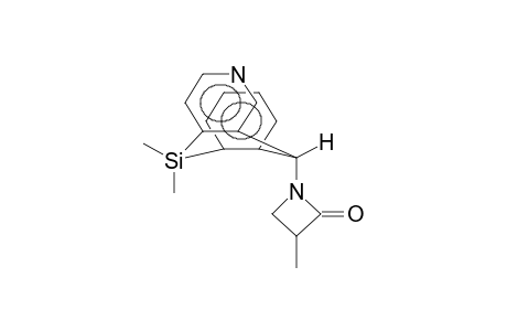 9-(3-METHYL-2-OXOAZETIDINYL-1)-10,10-DIMETHYL-9,10-DIHYDRO-10-SILA-2-AZAANTHRACENE (DIASTEREOMER 1)