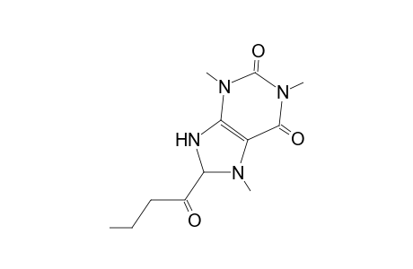 8-Butyryl-8,9-dihydrocaffeine