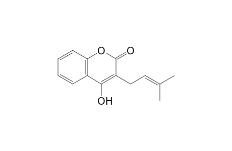 4-Hydroxy-3-(3-methyl-2-butenyl)-2H-chromen-2-one