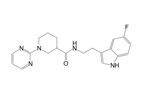 3-piperidinecarboxamide, N-[2-(5-fluoro-1H-indol-3-yl)ethyl]-1-(2-pyrimidinyl)-