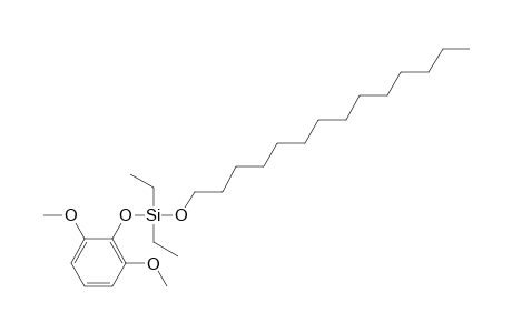 Silane, diethyl(2,6-dimethoxyphenoxy)tetradecyloxy-