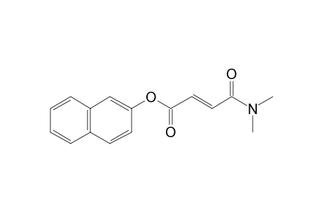 Fumaric acid, monoamide, N,N-dimethyl-, 2-naphthyl ester