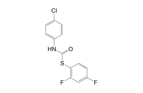 p-chlorothiocarbanilic acid, S-(2,4-difluorophenyl)ester