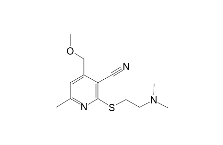 Nicotinonitrile, 2-(2-dimethylaminoethylsulfanyl)-4-methoxymethyl-6-methyl-