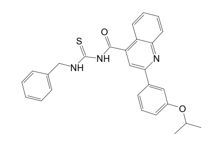 N-benzyl-N'-{[2-(3-isopropoxyphenyl)-4-quinolinyl]carbonyl}thiourea