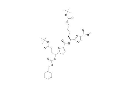 (BENZYLOXYCARBONYL)-GLU-(O-TERT.-BUTYL)-(THIAZOLE)-LYS-(TERT.-BUTYLOXYCARBONYL)-(OXAZOLE)-OME