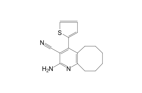 2-amino-5,6,7,8,9,10-hexahydro-4-(2-thienyl)cycloocta[b]pyridine-3-carbonitrile