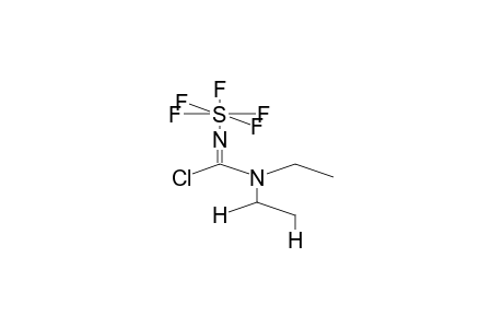 CHLORO(DIETHYLAMINO)METHYLENEAMINOSULPHUR PENTAFLUORIDE