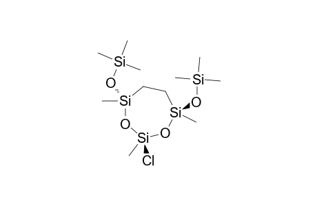 2-CHLORO-2,4,7-TRIMETHYL-4,7-BIS-(TRIMETHYLSILOXY)-1,3-DIOXA-2,4,7-TRISILACYCLOHEPTANE