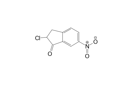 1H-inden-1-one, 2-chloro-2,3-dihydro-6-nitro-