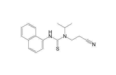 1-(2-cyanoethyl)-1-isopropyl-3-(1-naphthyl)-2-thiourea