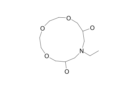 11-Ethyl-1,4,7-trioxa-11-azacyclotetradecane-9,13-diol