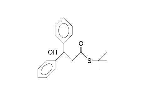 S-TERT.-BUTYL-3,3-DIPHENYL-3-HYDROXYTHIOLPROPIONAT