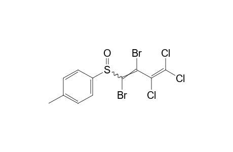 1,2-dibromo-3,4,4-trichloro-1,3-butadienyl p-tolyl sulfoxide