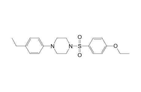 1-[(4-ethoxyphenyl)sulfonyl]-4-(4-ethylphenyl)piperazine