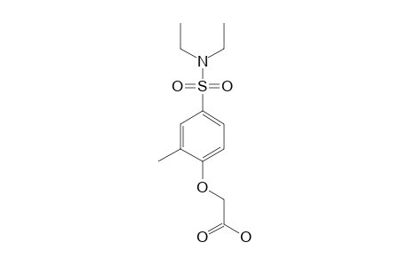 {[4-(diethylsulfamoyl)-o-tolyl]oxy}acetic acid