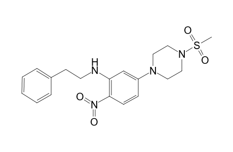 benzeneethanamine, N-[5-[4-(methylsulfonyl)-1-piperazinyl]-2-nitrophenyl]-