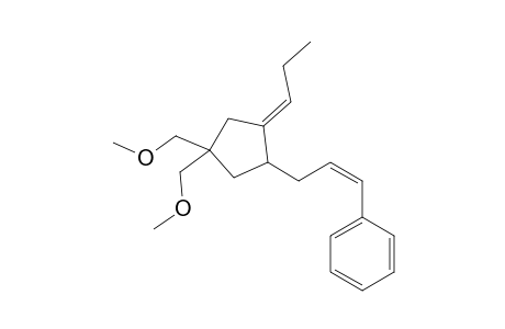 1-((1Z)-3-((E)-4,4-Bis(methoxymethyl)-2-propylidenecyclopentyl)prop-1-enyl)benzene