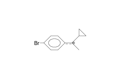 (4-Bromophenyl)-methyl-cyclopropyl-carbonium cation