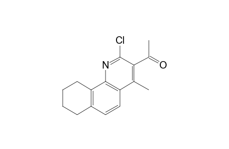 2-chloro-4-methyl-7,8,9,10-tetrahydrobenzo[h]quinolin-3-yl methyl ketone