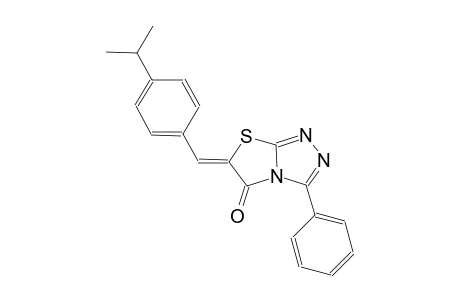 (6Z)-6-(4-isopropylbenzylidene)-3-phenyl[1,3]thiazolo[2,3-c][1,2,4]triazol-5(6H)-one