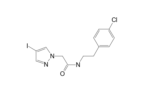 1H-Pyrazole-1-acetamide, N-[2-(4-chlorophenyl)ethyl]-4-iodo-