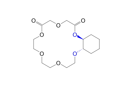 trans-hexadecahydro-1,4,7,10-13,16-benzohexaoxacyclooctadecin-2,6-dione