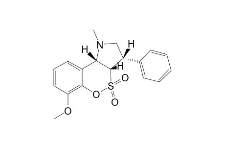 (3S,3aS,9bS)-6-Methoxy-1-methyl-3-phenyl-2,3,3a,9b-tetrahydro-1H-5-oxa-4-thia-1-aza-cyclopenta[a]naphthalene 4,4-dioxide