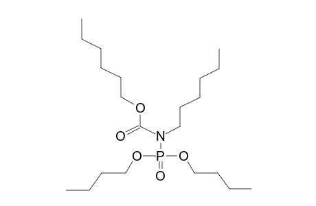 Dibutyl N-hexyl-N-hexyloxycarbonylamidophosphate