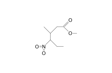 3-Methyl-4-nitro-hexanoic acid, methyl ester