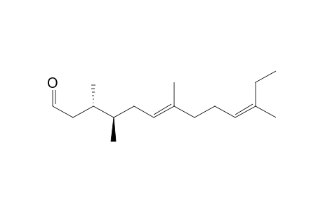 (3S,4R,6E,10Z)-3,4,7,11-tetramethyltrideca-6,10-dienal