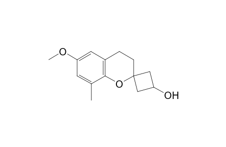 trans-/cis-6-Methoxy-8-methylspiro[chromane-2,1'-cyclo-butan]-3'-ol