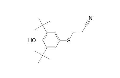 Propionitrile, 3-(3,5-di-tert-butyl-4-hydroxyphenyl)thio-