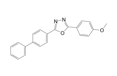 2-(4-Biphenylyl)-5-(p-methoxyphenyl)-1,3,4-oxadiazole