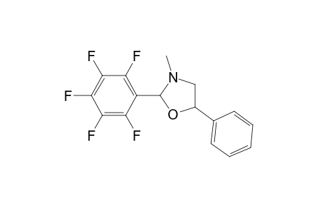 3-Methyl-2-(2,3,4,5,6-pentafluorophenyl)-5-phenyl-1,3-oxazolidine