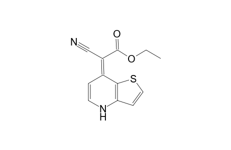 (2Z)-2-cyano-2-(4H-thieno[3,2-b]pyridin-7-ylidene)acetic acid ethyl ester