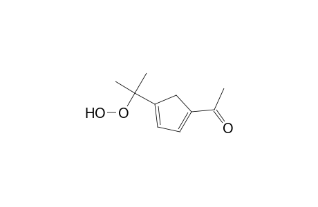 [4-(1-Hydroperoxy-1-methylethyl)-1,3-cyclopentadien-1-yl]-1-ethanone