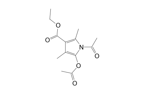 1-ACETYL-2,4-DIMETHYL-5-HYDROXYPYRROLE-3-CARBOXYLIC ACID, ETHYL ESTER, ACETATE (ESTER)