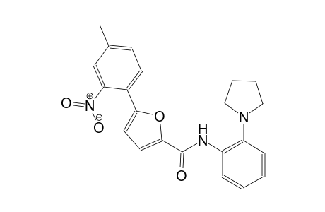 5-(4-methyl-2-nitrophenyl)-N-[2-(1-pyrrolidinyl)phenyl]-2-furamide