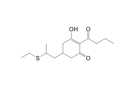 2-Cyclohexen-1-one, 5-[2-(ethylthio)propyl]-3-hydroxy-2-(1-oxobutyl)-